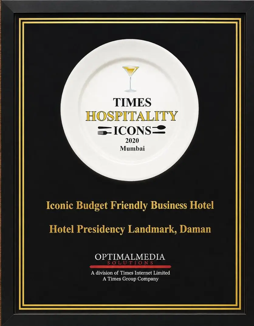 Times of India Best Family Friendly Hotel Award